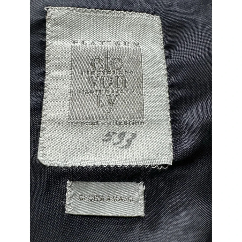 Eleventy Platinum Zegna 44R Blazer Australian Wool Hand Stitch Half‎ Lined